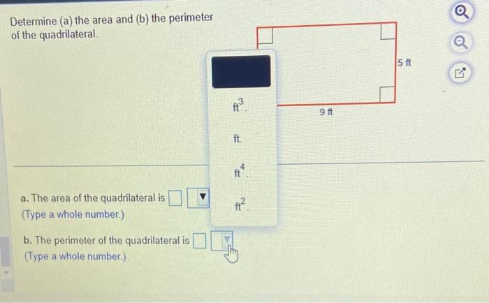 Solved Determine (a) The Area And (b) The Perimeter Of The | Chegg.com