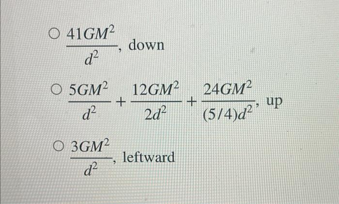Solved In the figure, a central particle of mass Mis | Chegg.com
