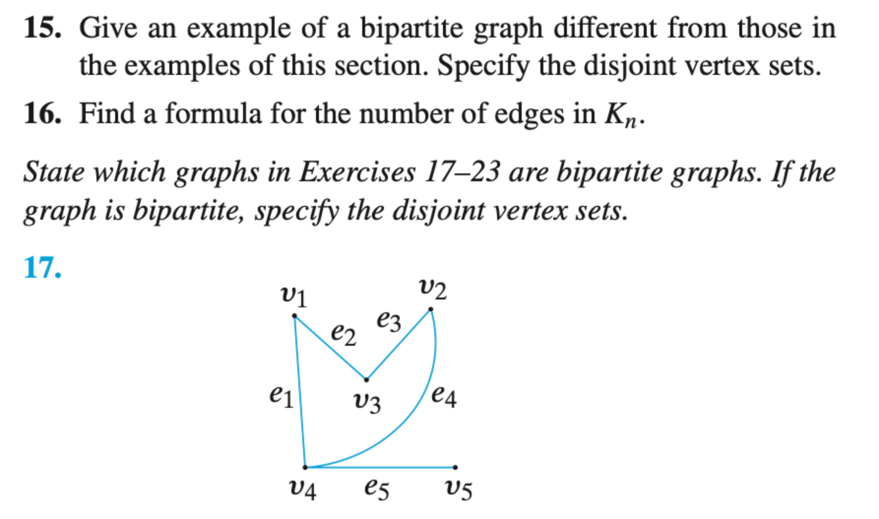 Solved Please solve #15, 16 ﻿and 17. ﻿Give an example of a | Chegg.com