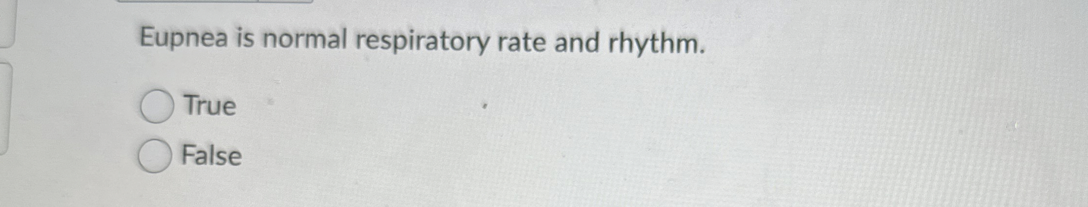 Solved Eupnea Is Normal Respiratory Rate And | Chegg.com