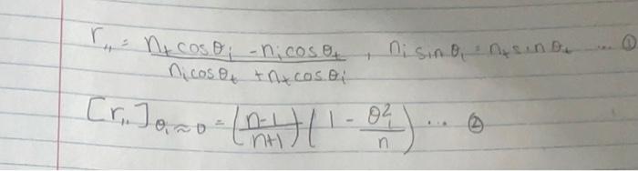 Use equations 1 and the expansion of sine and cosine | Chegg.com