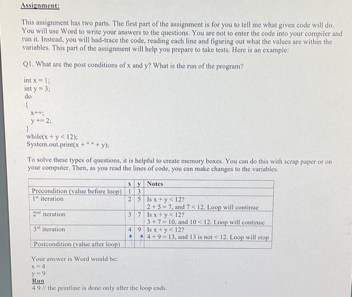 Solved Assignment: This assignment has two parts. The first | Chegg.com
