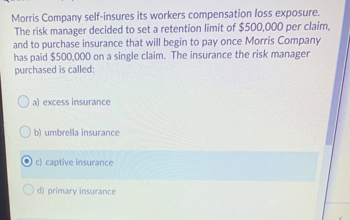 solved-morris-company-self-insures-its-workers-compensation-chegg