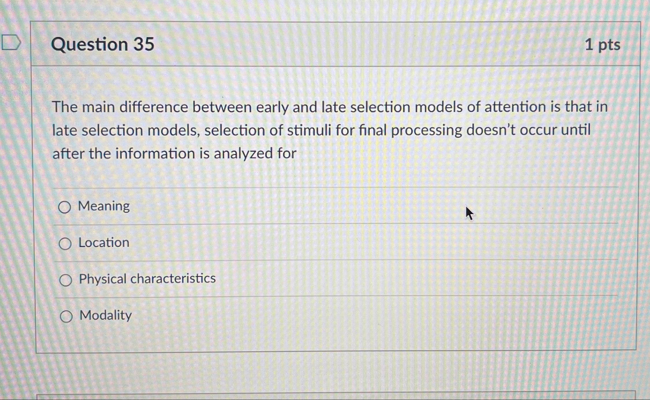 Solved Question Ptsthe Main Difference Between Early Chegg Com