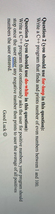 Solved Question 2 (you should use for-loop in this | Chegg.com