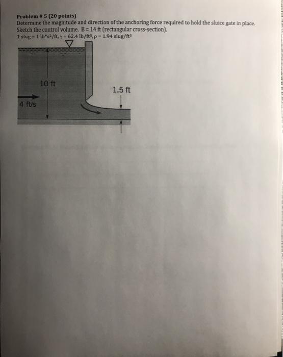 Solved Problem #1 (30 points) Water is flowing in a pipe | Chegg.com