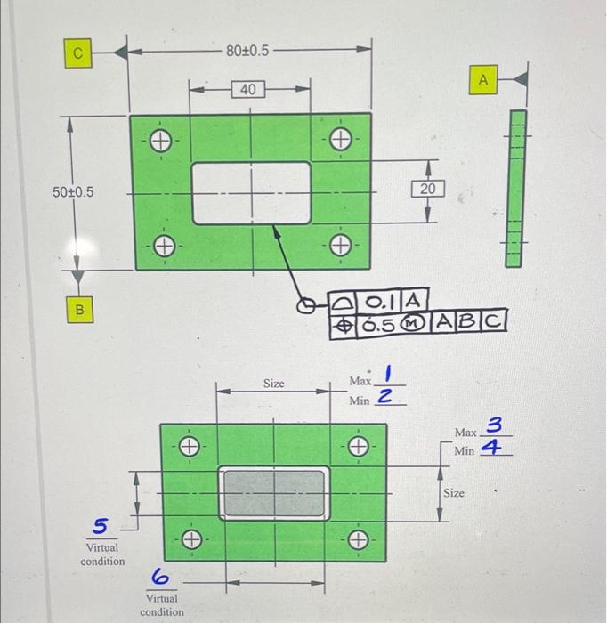 Solved 1. The maximum horizontal size of the hole is 2. | Chegg.com