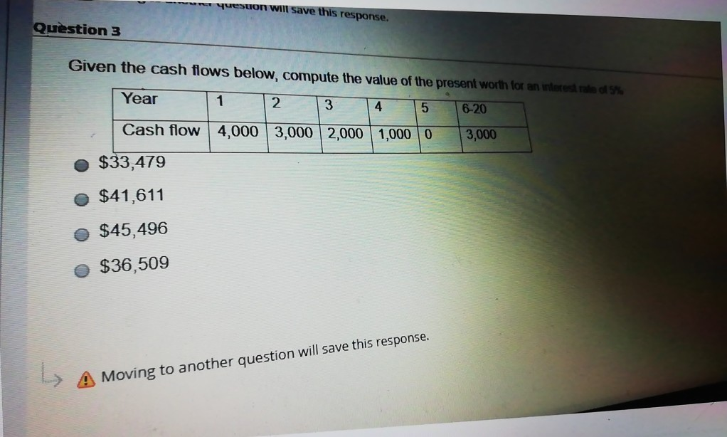 Solved * quesuon will save this response. Question 3 Given | Chegg.com