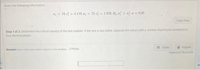 Solved Given the following information: | Chegg.com