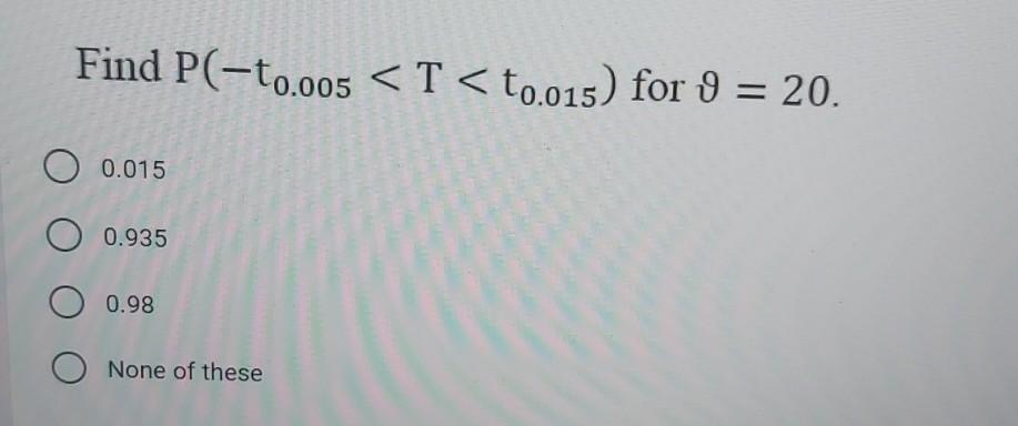 Solved Find P(-0.005 | Chegg.com