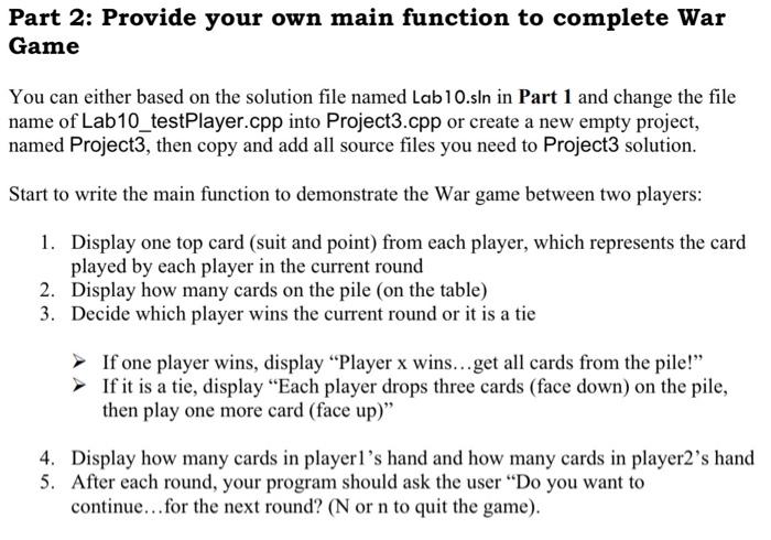 Solved Problem Statement Write a program that plays a simple | Chegg.com