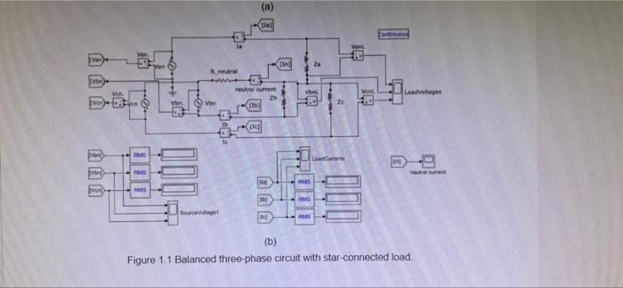Solved 1) A 230 V mms, 50 Hz balanced three phase voltage | Chegg.com
