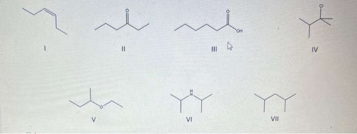 Solved 5q) which compound is most consistent with the | Chegg.com