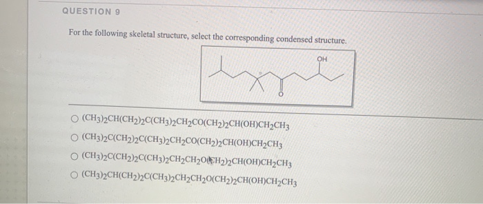 Solved QUESTION 8 Three of the following structures are | Chegg.com