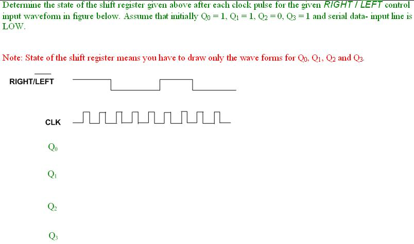 Solved A bidirectional shift register is one in whichthe | Chegg.com