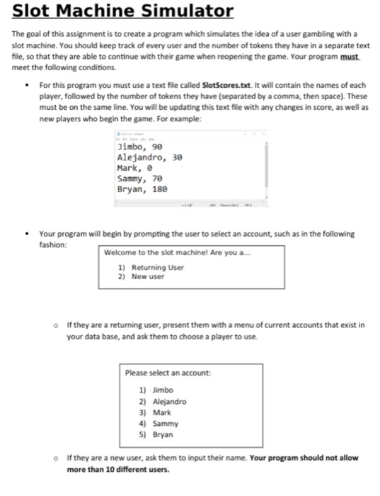 Slot machine java code while/for loops