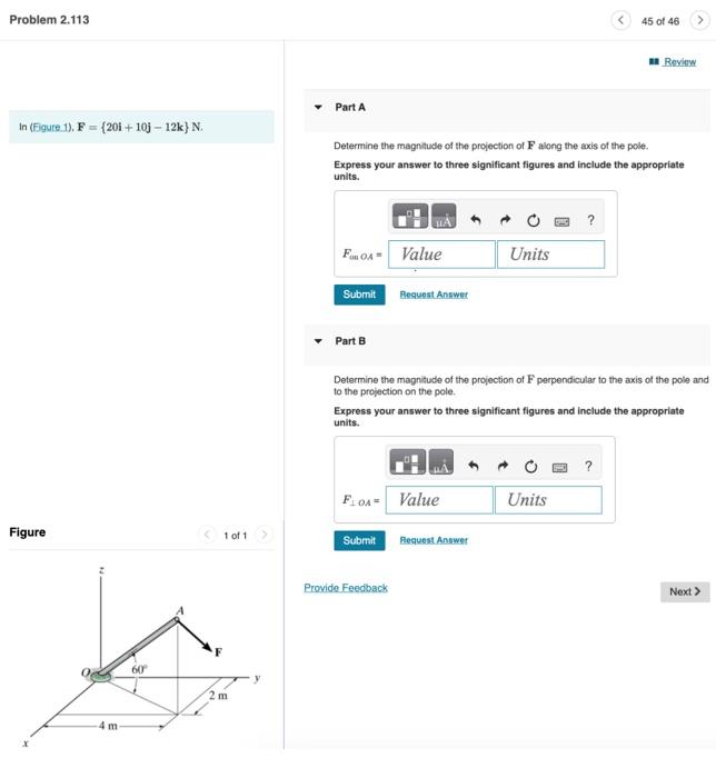 Solved F={20i+10j−12k}N Determine the magnitude of the | Chegg.com