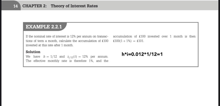 Solved 14 CHAPTER 2: Theory of Interest Rates EXAMPLE 2.2.1 | Chegg.com