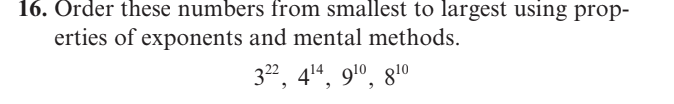 Solved Order these numbers from smallest to largest using | Chegg.com