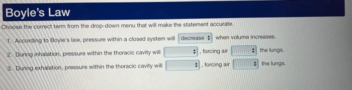 Solved Choose the correct term from the drop-down menu that 