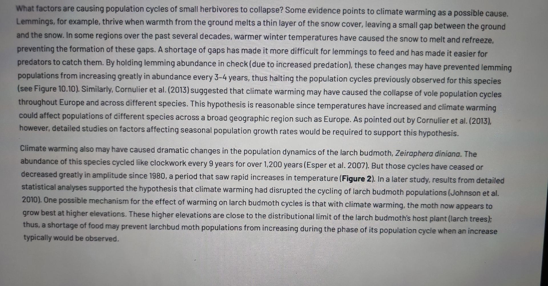 Solved Online Climate Change Connection 10.1: Climate | Chegg.com