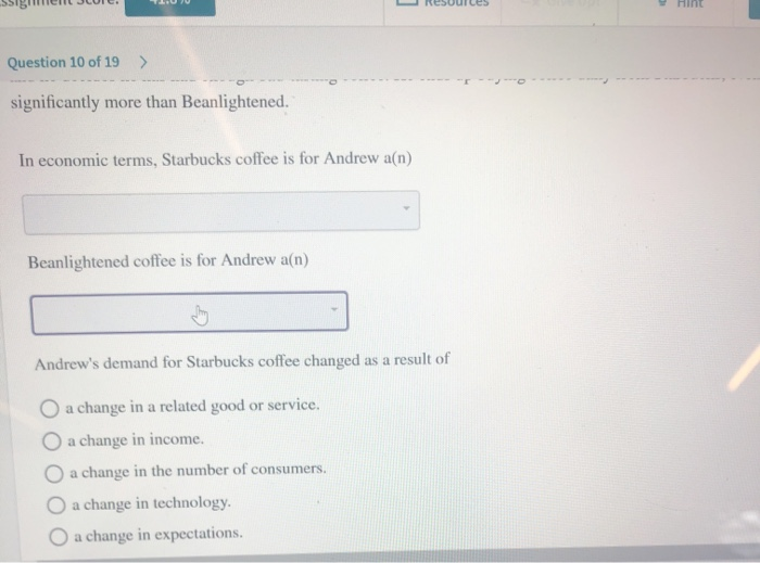 Solved Question 10 Of 19 Andrew A College Student Loves Chegg Solved Question 10 Of 19 Andrew A College Student Loves Chegg