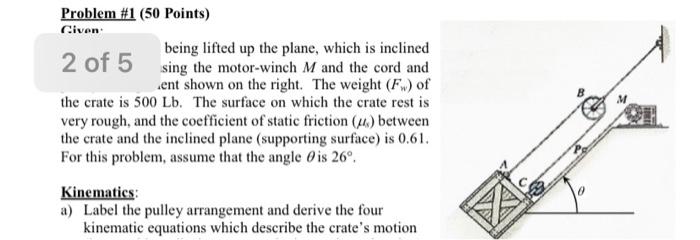 Solved Part II (Impending Motion): The motar ie turned on | Chegg.com