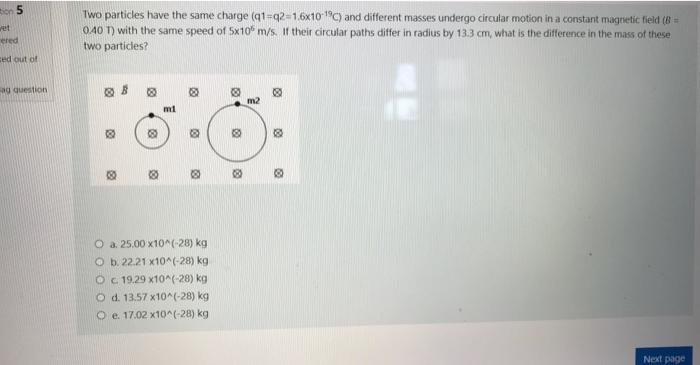 Solved to 5 Two particles have the same charge | Chegg.com