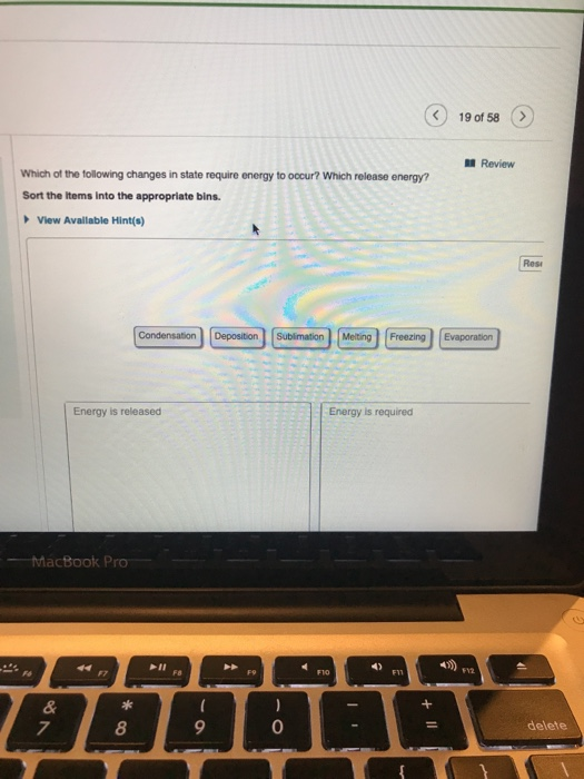Solved 19 of 58 Review Which of the following changes in