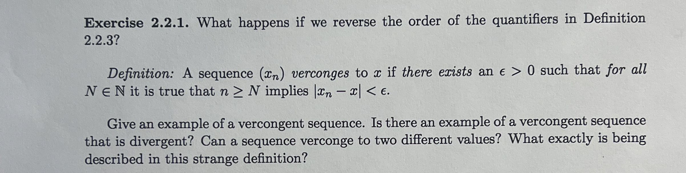 Solved Exercise 2.2.1. ﻿What happens if we reverse the order | Chegg.com