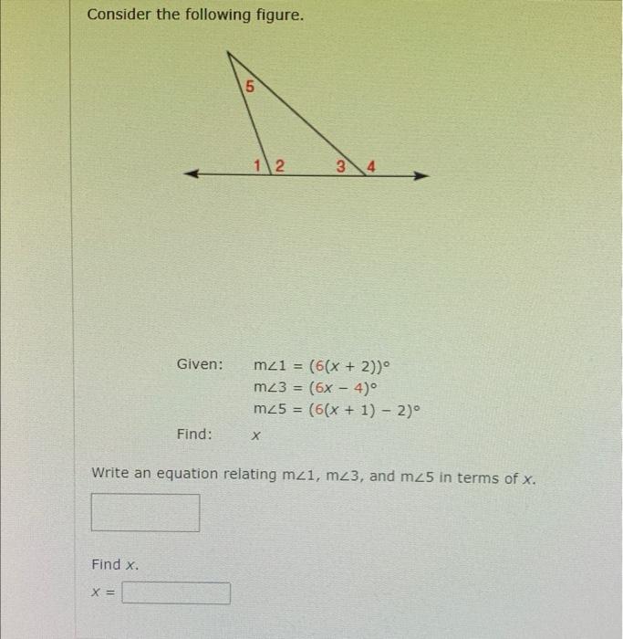 Solved Consider The Following Figure. Given: | Chegg.com