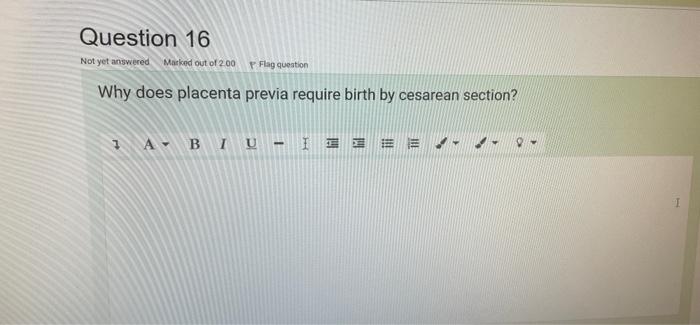 Solved Question 16 Not Yet Answered Marked Out Of 2.00 Flag | Chegg.com