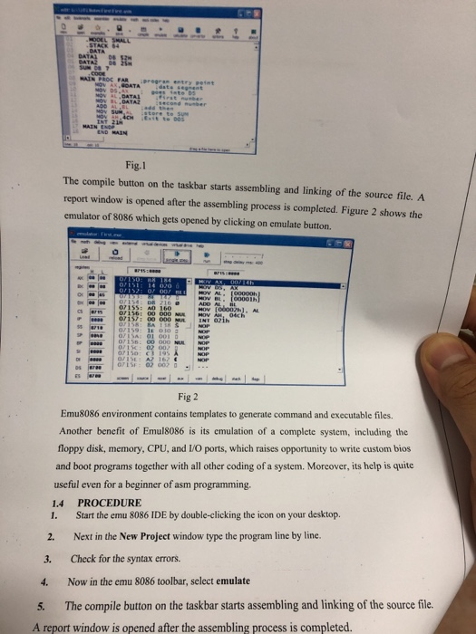 emu8086 program to add two numbers