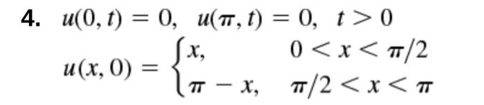 Solved solve the heat equation subject to the given | Chegg.com