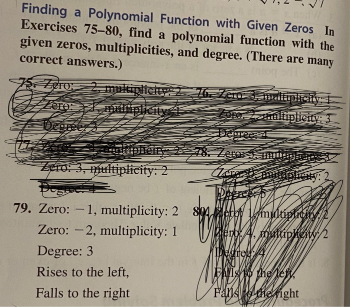 finding the zeros of a polynomial function practice