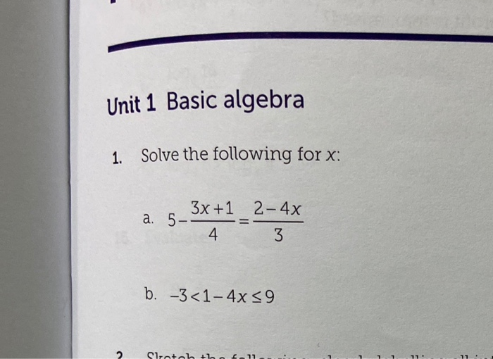 simple algebra problem