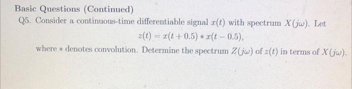 Solved Basic Questions (Continued) Q5. Consider a | Chegg.com