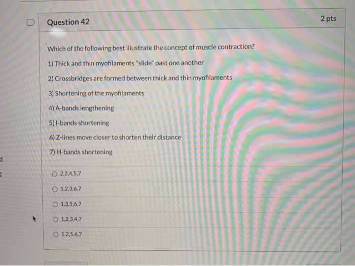 Solved Question 42 2 pts Which of the following best | Chegg.com