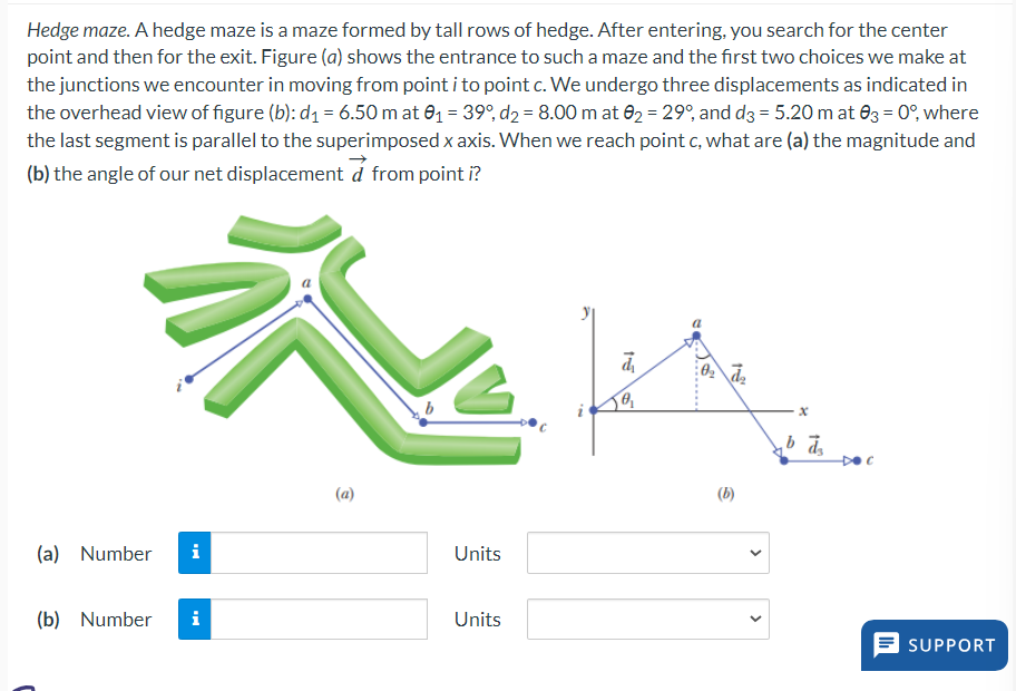 Solved Hedge maze. A hedge maze is a maze formed by tall | Chegg.com