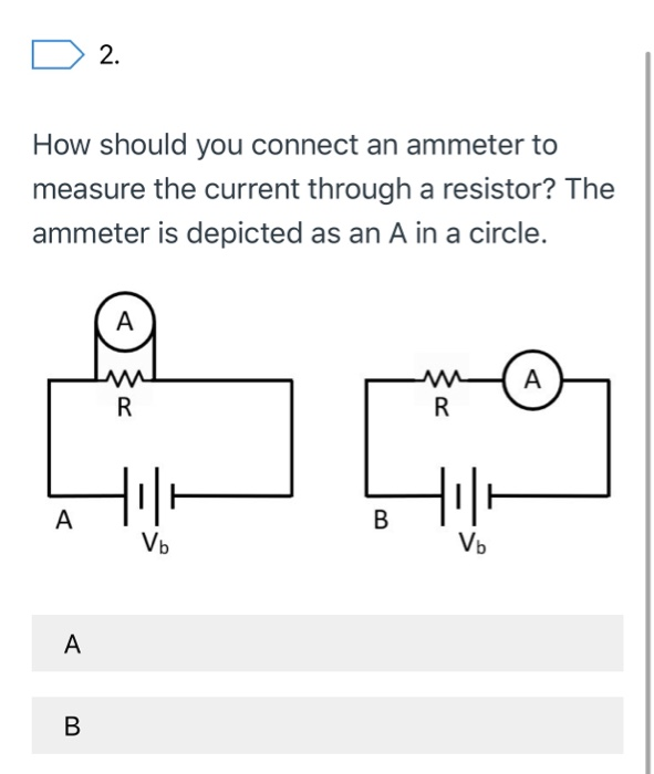Solved How Should You Connect A Voltmeter To Measure The Chegg Com