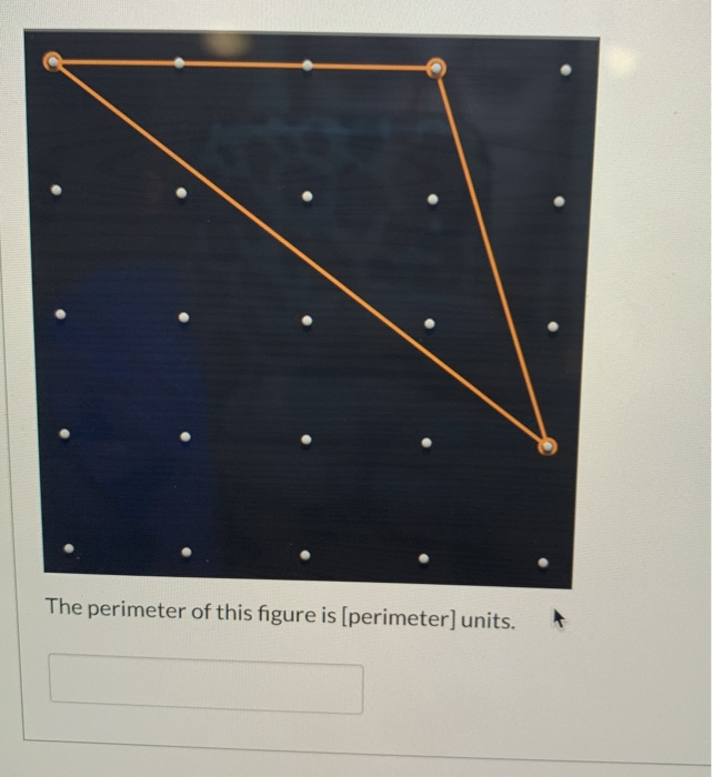 Solved The perimeter of this figure is [perimeter) units. | Chegg.com