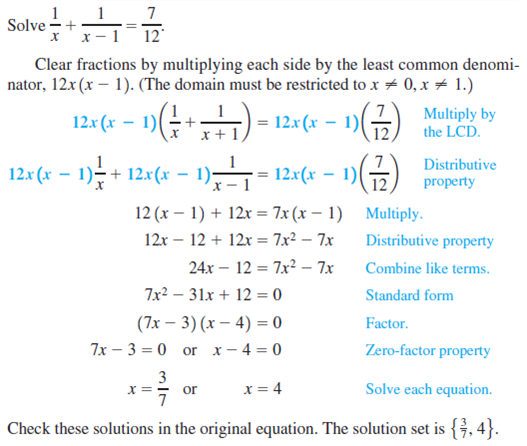 Solved: Solve each equation. Check your solutions.1 + ExampleSo ...