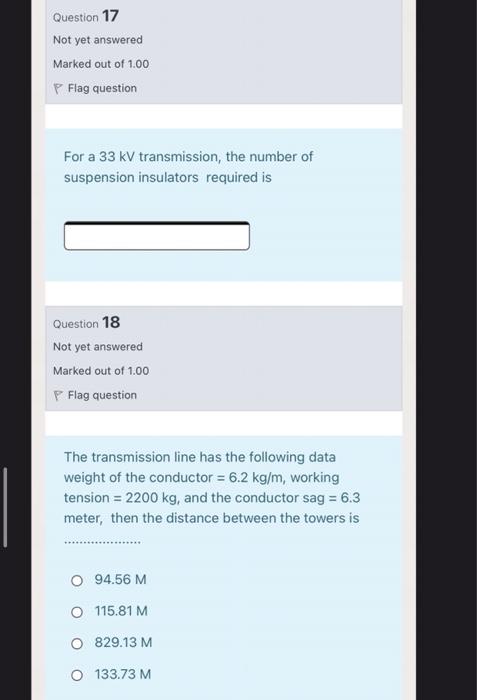 Solved Question 17 Not yet answered Marked out of 1.00 P | Chegg.com