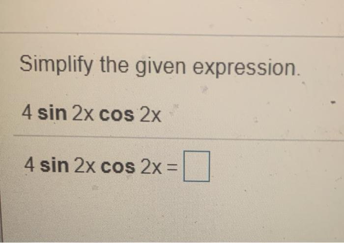 4 sin(2x) cos(2x): Khám Phá Công Thức và Ứng Dụng