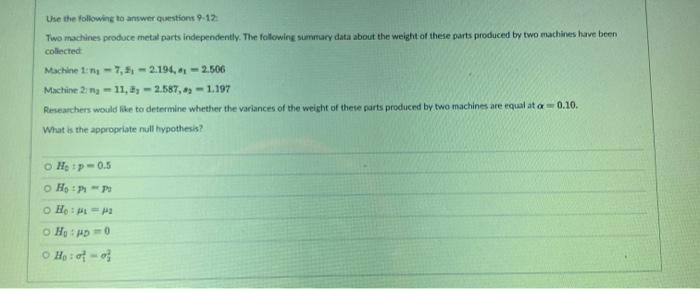 Solved Question 8 1 pts Consider a hypothesis test about two | Chegg.com