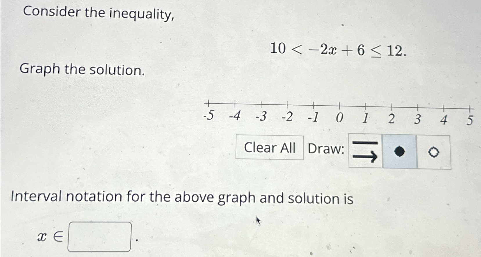 Solved Consider the inequality,10