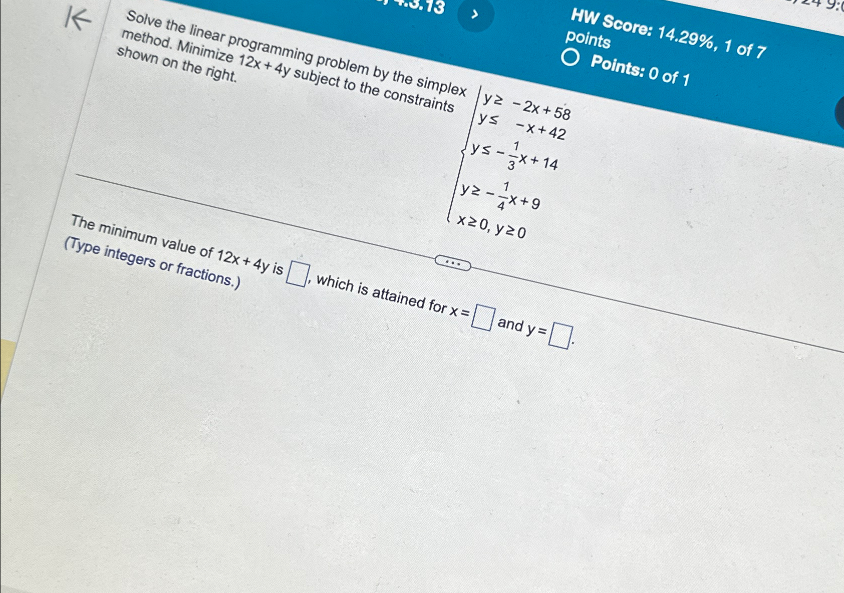 Solved Solve the linear programming problem by the simplex | Chegg.com