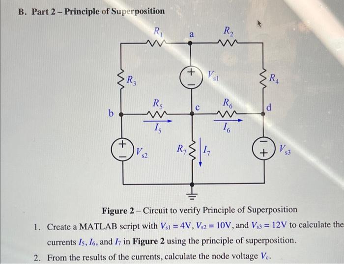 B. Part 2 - Principle of Superposition Figure 2 - | Chegg.com