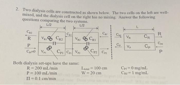 Solved a) write component mass balance and overall mass | Chegg.com