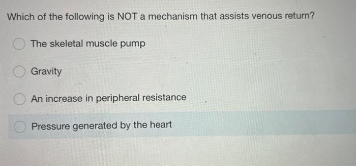 Solved Which of the following is NOT a mechanism that | Chegg.com